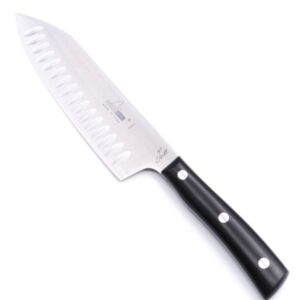 Maglio Nero Iside Fluted Rocking Santoku 17cm