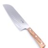 Maglio Nero Iside Fluted Santoku 19cm Olive Wood